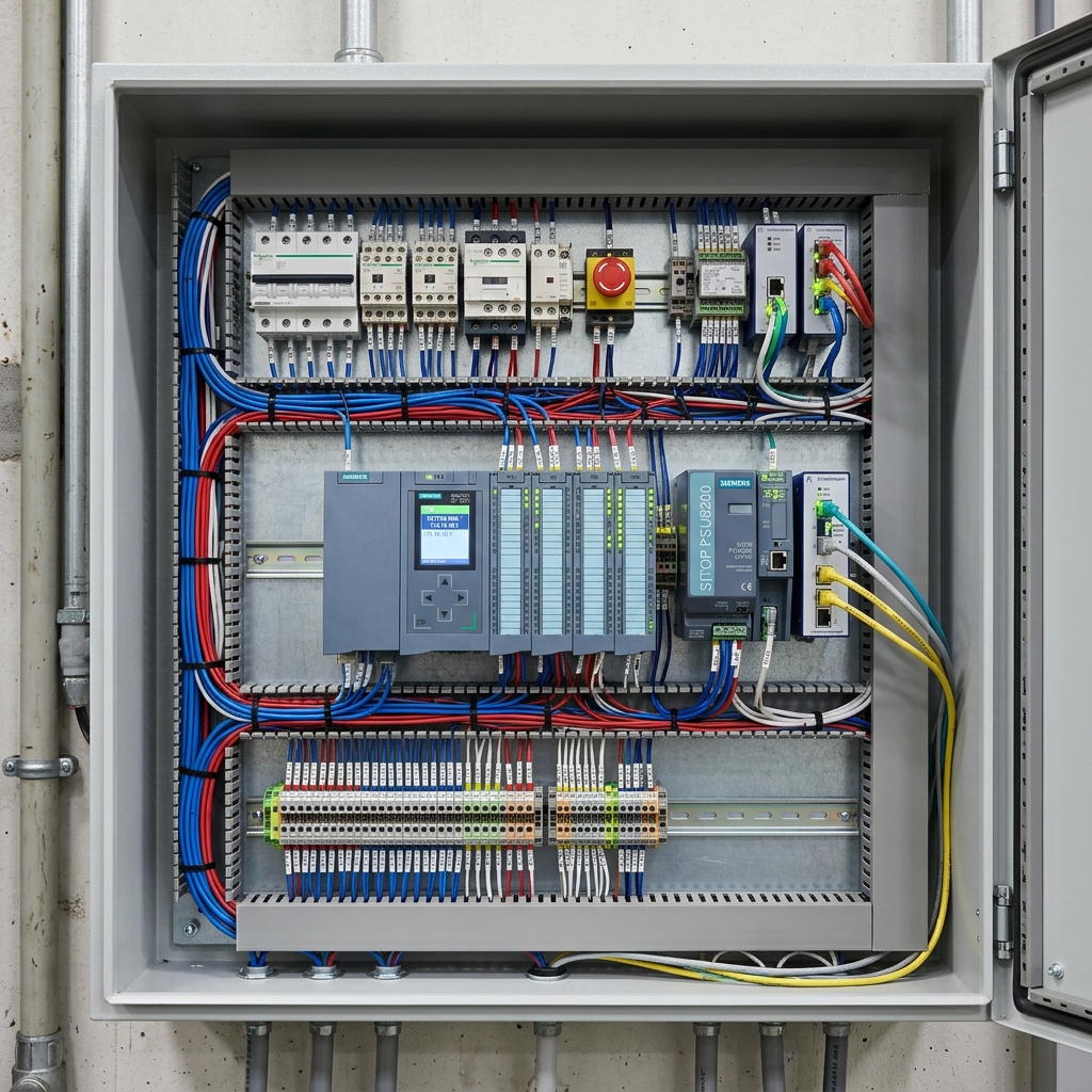 PLC Automation Control Panels for industrial processes